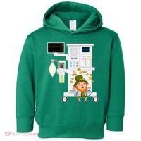 St Patrick's Day Leprechaun Anesthesia Machine Toddler Hoodie thumb 0