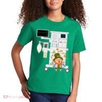 St Patrick's Day Leprechaun Anesthesia Machine Kids T-Shirt thumb 2