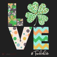 St Patrick's Day Love Teacher Life  Women's Sweatshirt thumb 2
