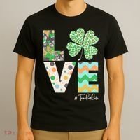 St Patrick's Day Love Teacher Life  T-Shirt thumb 3