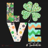 St Patrick's Day Love Teacher Life  Bucket Hat thumb 4