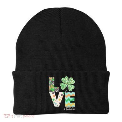 St Patrick's Day Love Teacher Life  Beanie