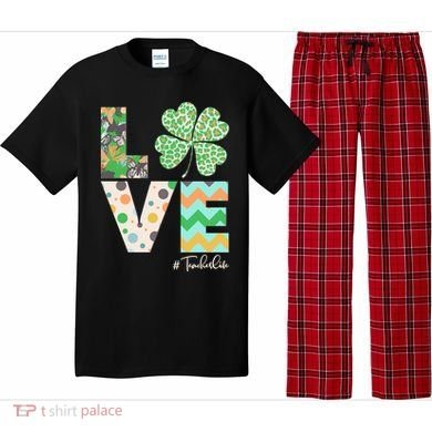 St Patrick's Day Love Teacher Life  Pajama Set
