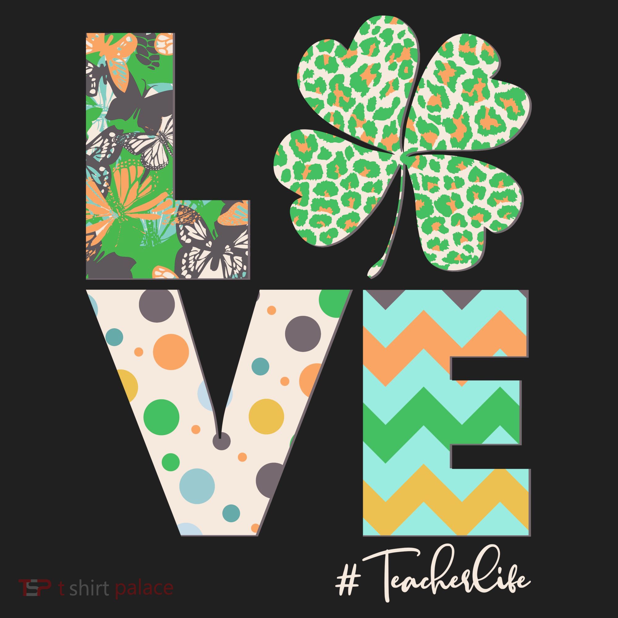 St Patrick's Day Love Teacher Life  Hat