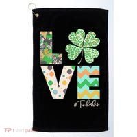 St Patrick's Day Love Teacher Life  Golf Towel thumb 0