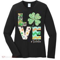 St Patrick's Day Love Teacher Life  Women's Long Sleeve Shirt thumb 0