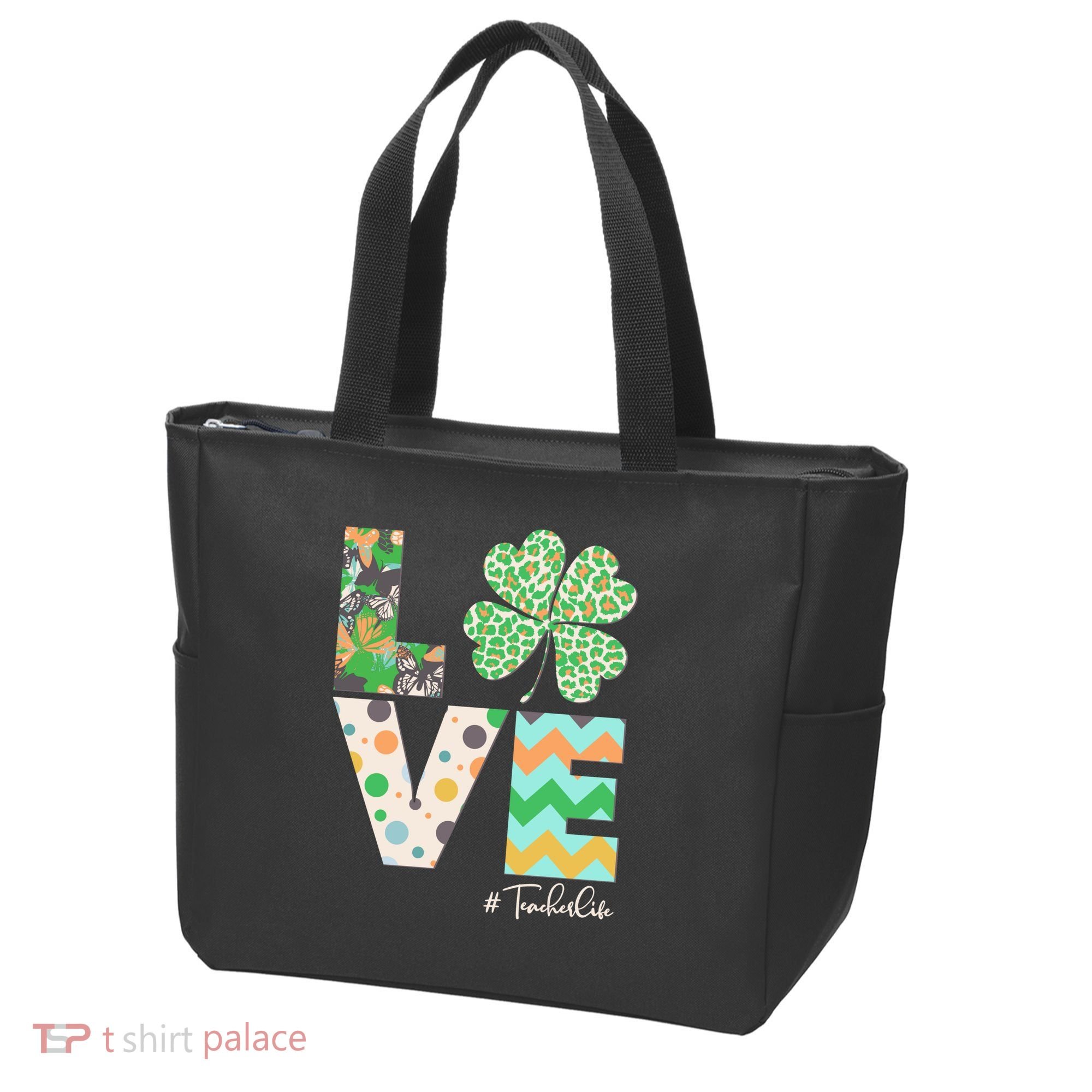 St Patrick's Day Love Teacher Life  Tote Bag