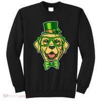 St Patrick's Day Lucky Golden Retriever Dog Sweatshirt thumb 0