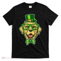 St Patrick's Day Lucky Golden Retriever Dog T-Shirt thumb 0