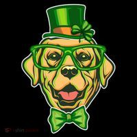 St Patrick's Day Lucky Golden Retriever Dog Coffee Mug thumb 5