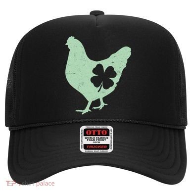 St Patrick's Day Lucky Shamrock Clover Chicken Hat