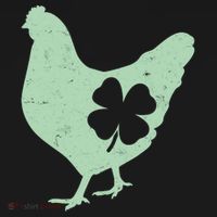 St Patrick's Day Lucky Shamrock Clover Chicken Tank Top thumb 6