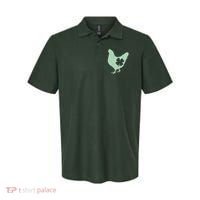 St Patrick's Day Lucky Shamrock Clover Chicken Polo thumb 0