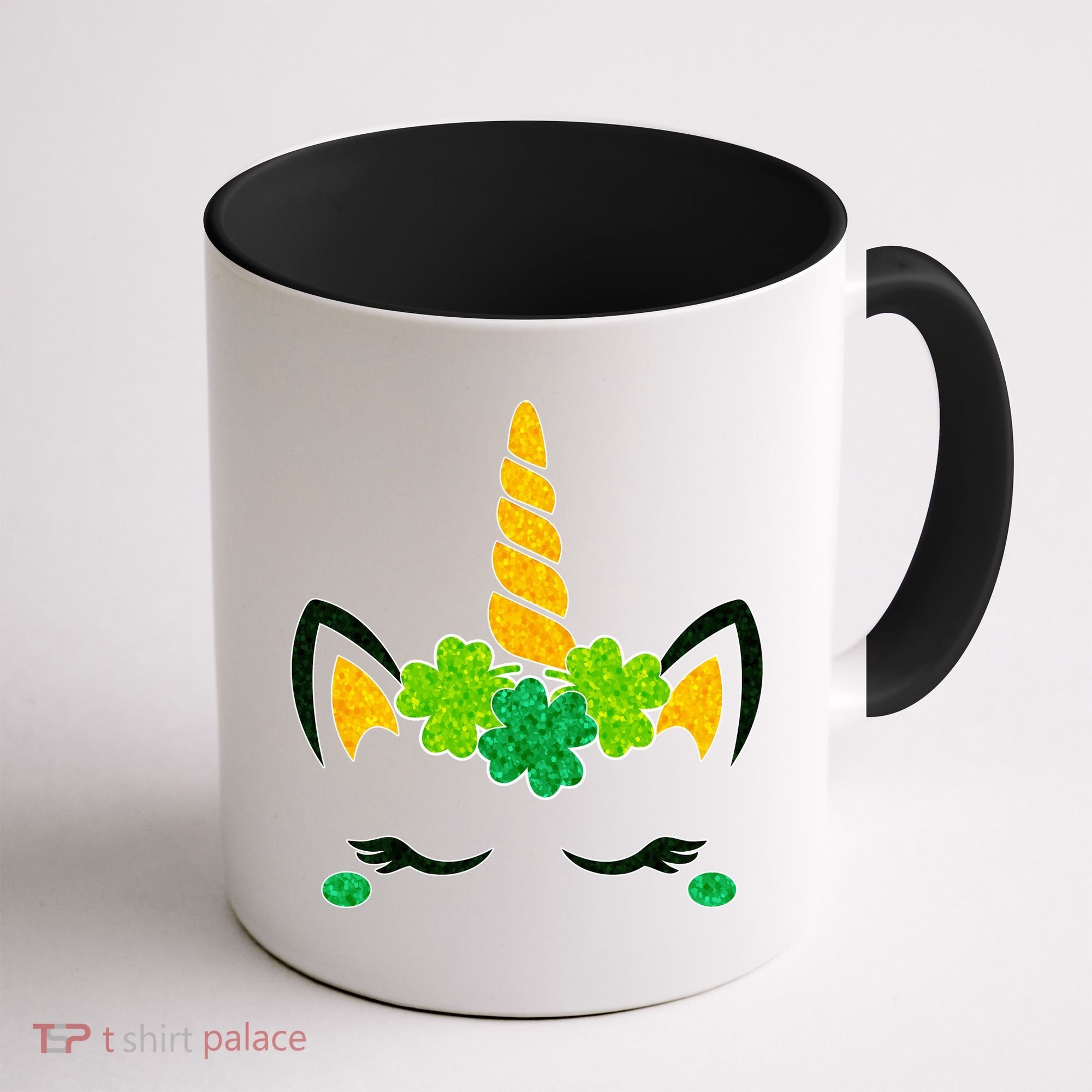 St Patrick's Day Lucky Unicorn Coffee Mug