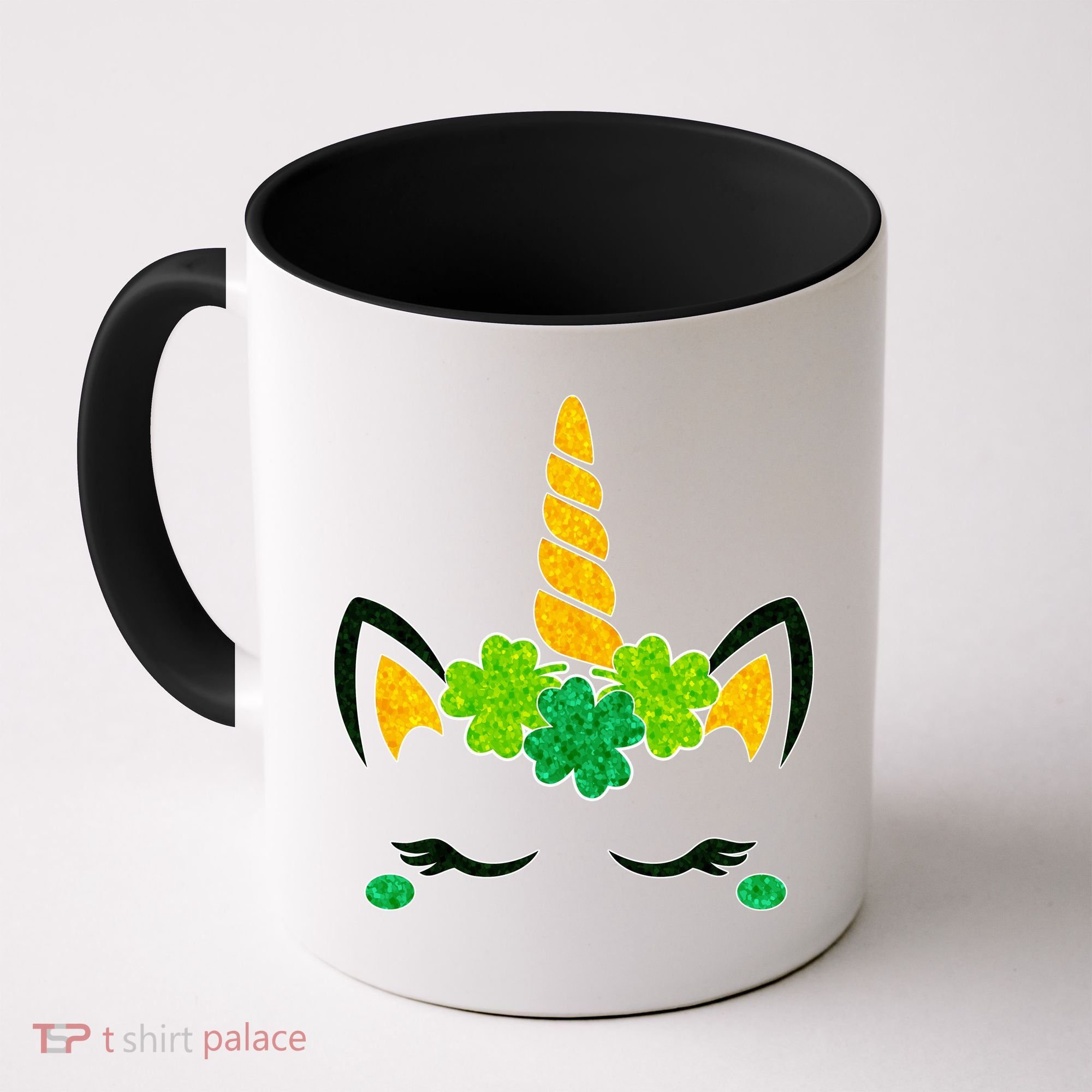 St Patrick's Day Lucky Unicorn Coffee Mug