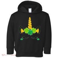 St Patrick's Day Lucky Unicorn Toddler Hoodie thumb 0