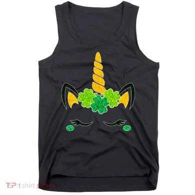 St Patrick's Day Lucky Unicorn Tank Top