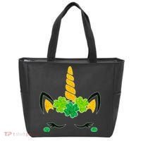 St Patrick's Day Lucky Unicorn Tote Bag thumb 0