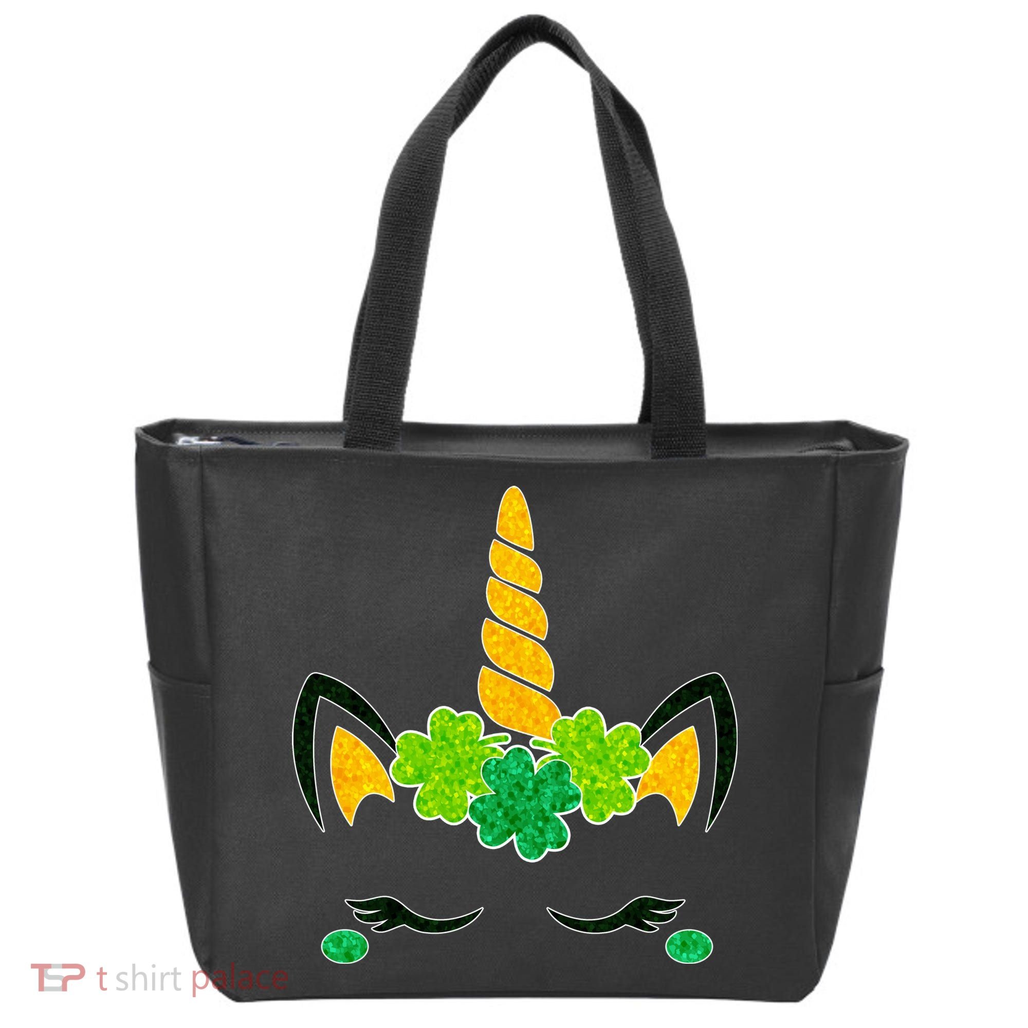 St Patrick's Day Lucky Unicorn Tote Bag