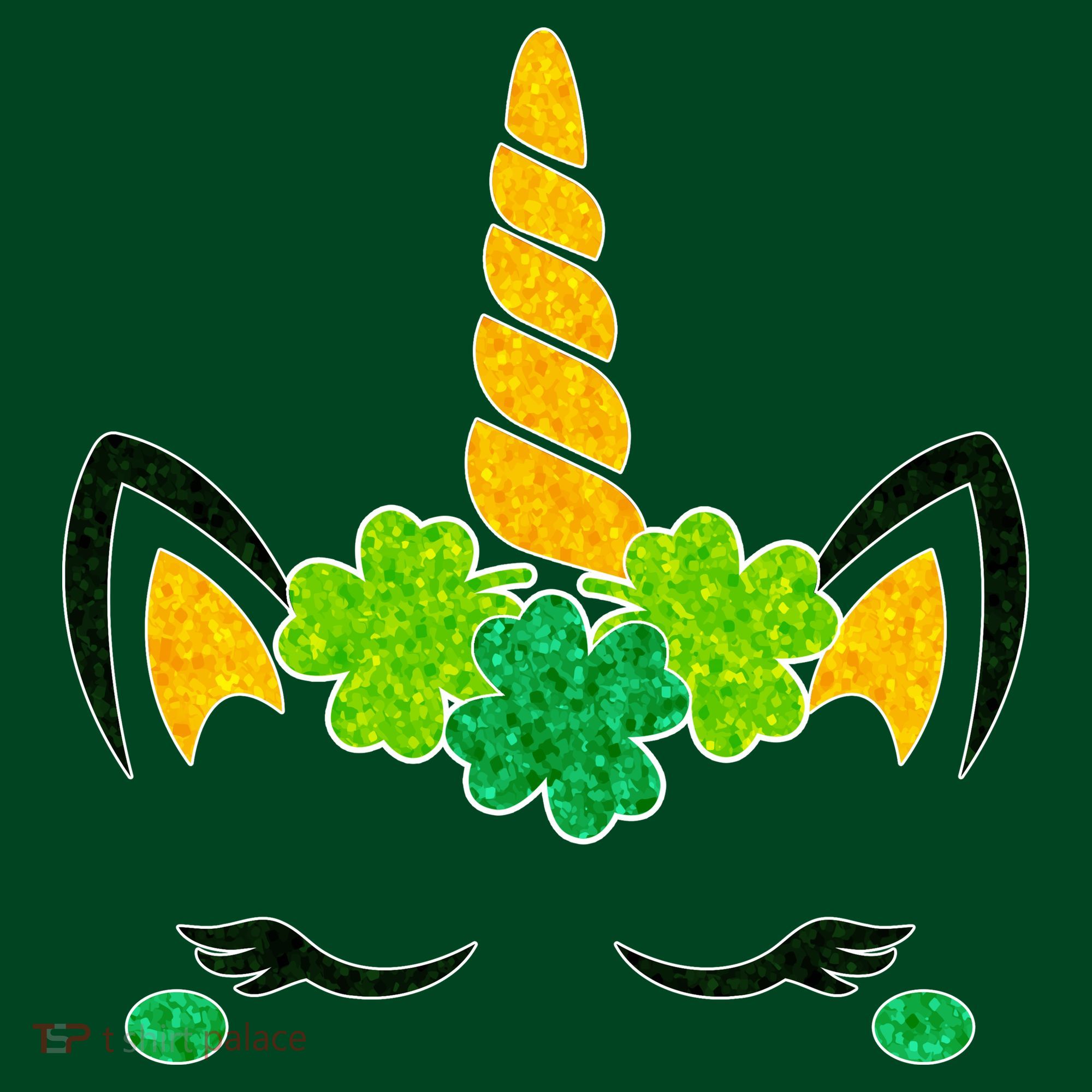 St Patrick's Day Lucky Unicorn Kids Hoodie