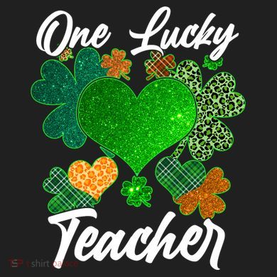 St Patrick's Day One Lucky Teacher Women's Sweatshirt