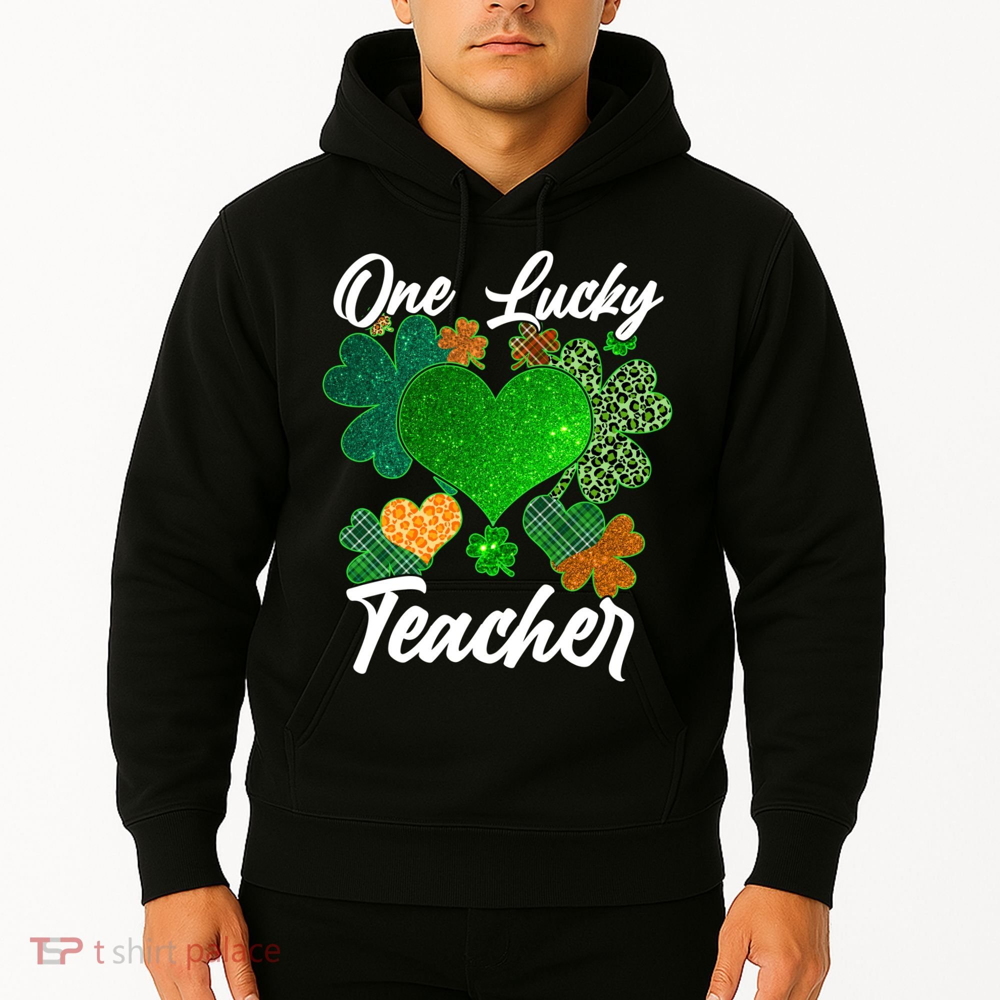 St Patrick's Day One Lucky Teacher Hoodie