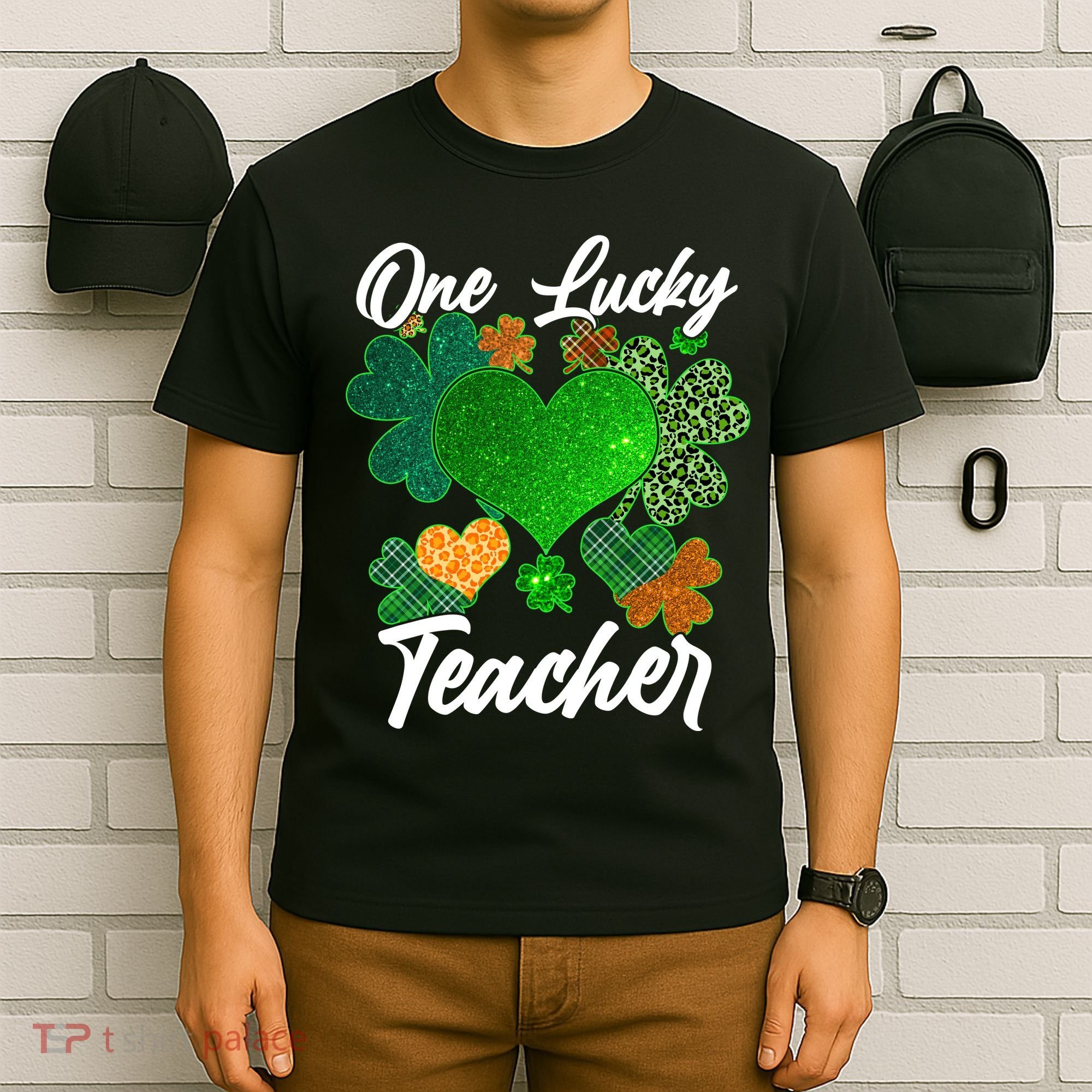 St Patrick's Day One Lucky Teacher T-Shirt