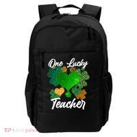 St Patrick's Day One Lucky Teacher Backpack thumb 0