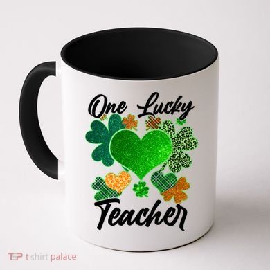 St Patrick's Day One Lucky Teacher Coffee Mug