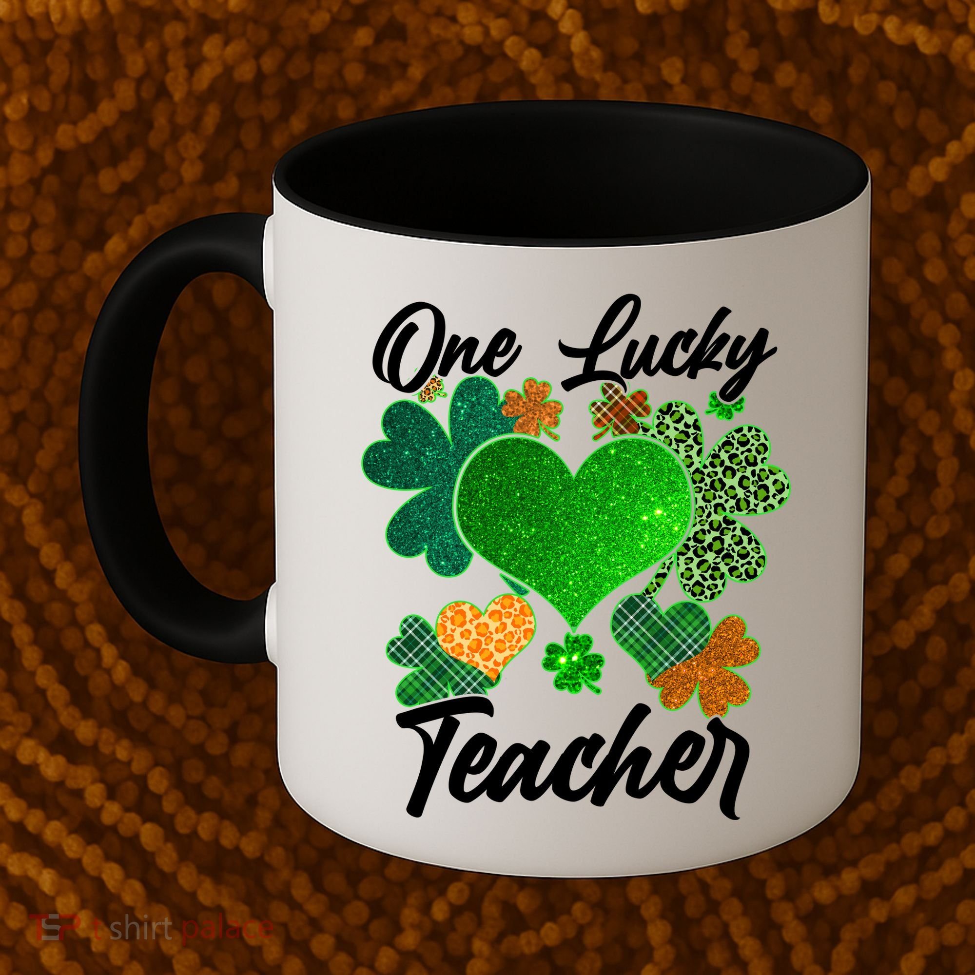 St Patrick's Day One Lucky Teacher Coffee Mug