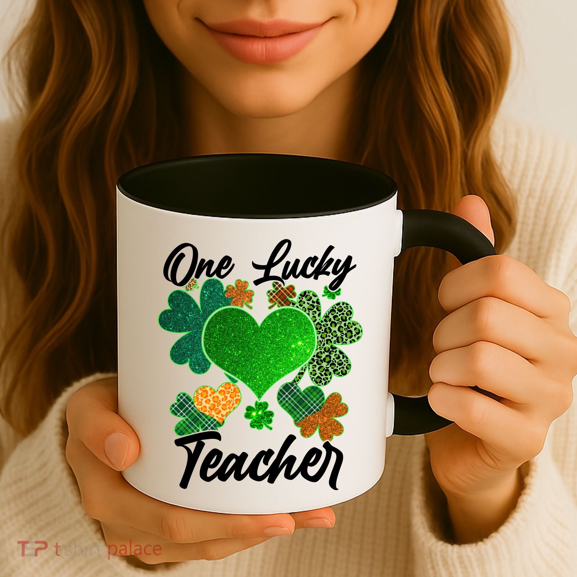 St Patrick's Day One Lucky Teacher Coffee Mug