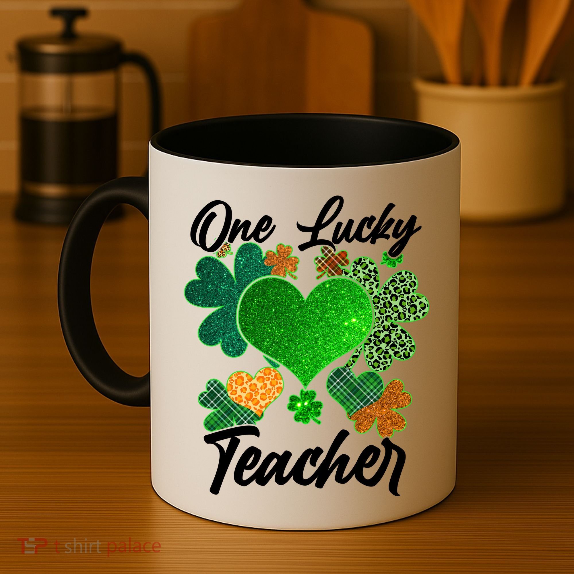 St Patrick's Day One Lucky Teacher Coffee Mug