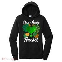 St Patrick's Day One Lucky Teacher Women's Hoodie thumb 0