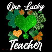 St Patrick's Day One Lucky Teacher Mousepad thumb 1