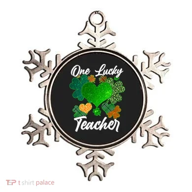 St Patrick's Day One Lucky Teacher Ornament