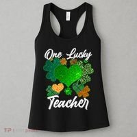 St Patrick's Day One Lucky Teacher Women's Tank Top thumb 3