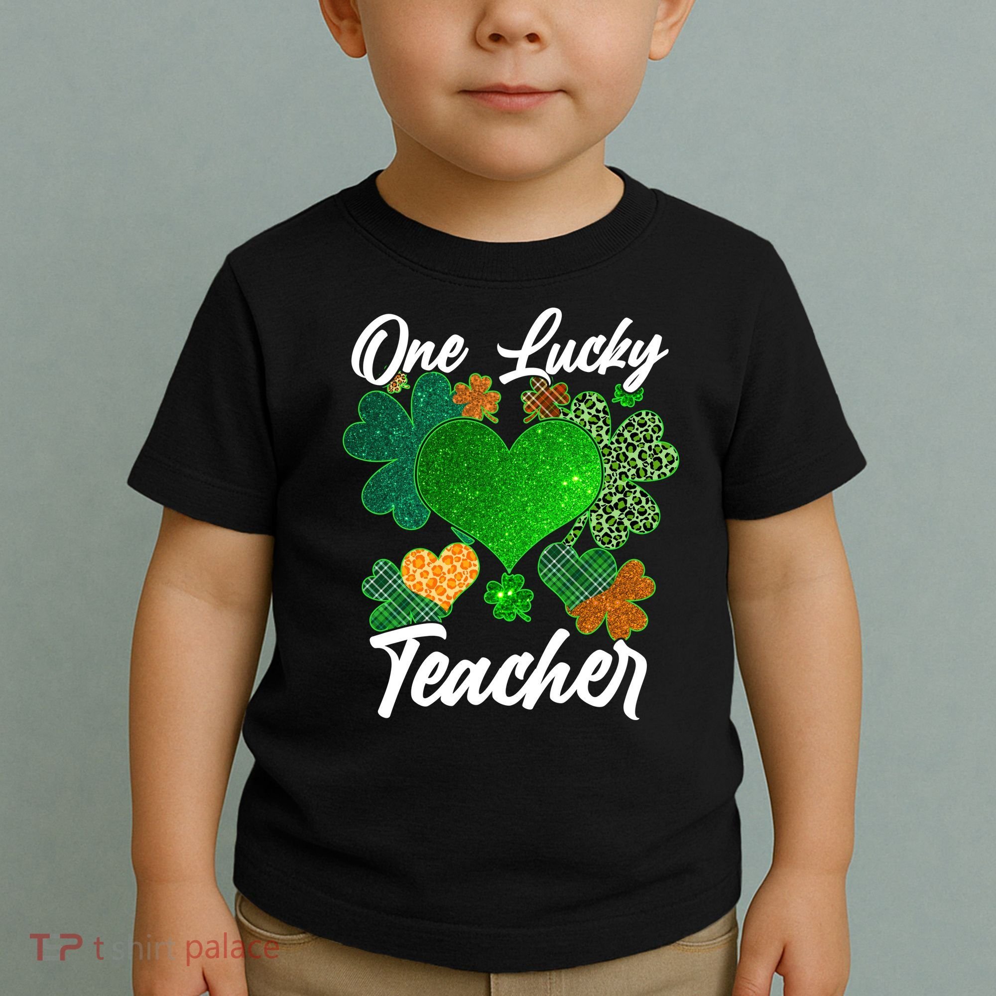 St Patrick's Day One Lucky Teacher Toddler T-Shirt