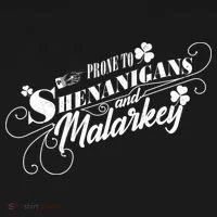 St Patrick's Day Prone To Shenanigans And Malarkey Women's Tank Top thumb 5