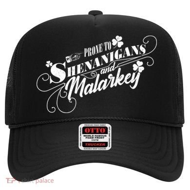St Patrick's Day Prone To Shenanigans And Malarkey Hat