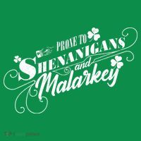 St Patrick's Day Prone To Shenanigans And Malarkey Pajama Set thumb 2