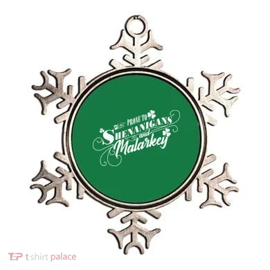 St Patrick's Day Prone To Shenanigans And Malarkey Ornament
