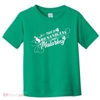St Patrick's Day Prone To Shenanigans And Malarkey Toddler T-Shirt thumb 0