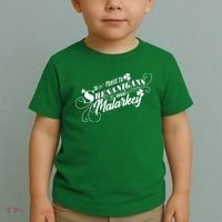 St Patrick's Day Prone To Shenanigans And Malarkey Toddler T-Shirt thumb 2