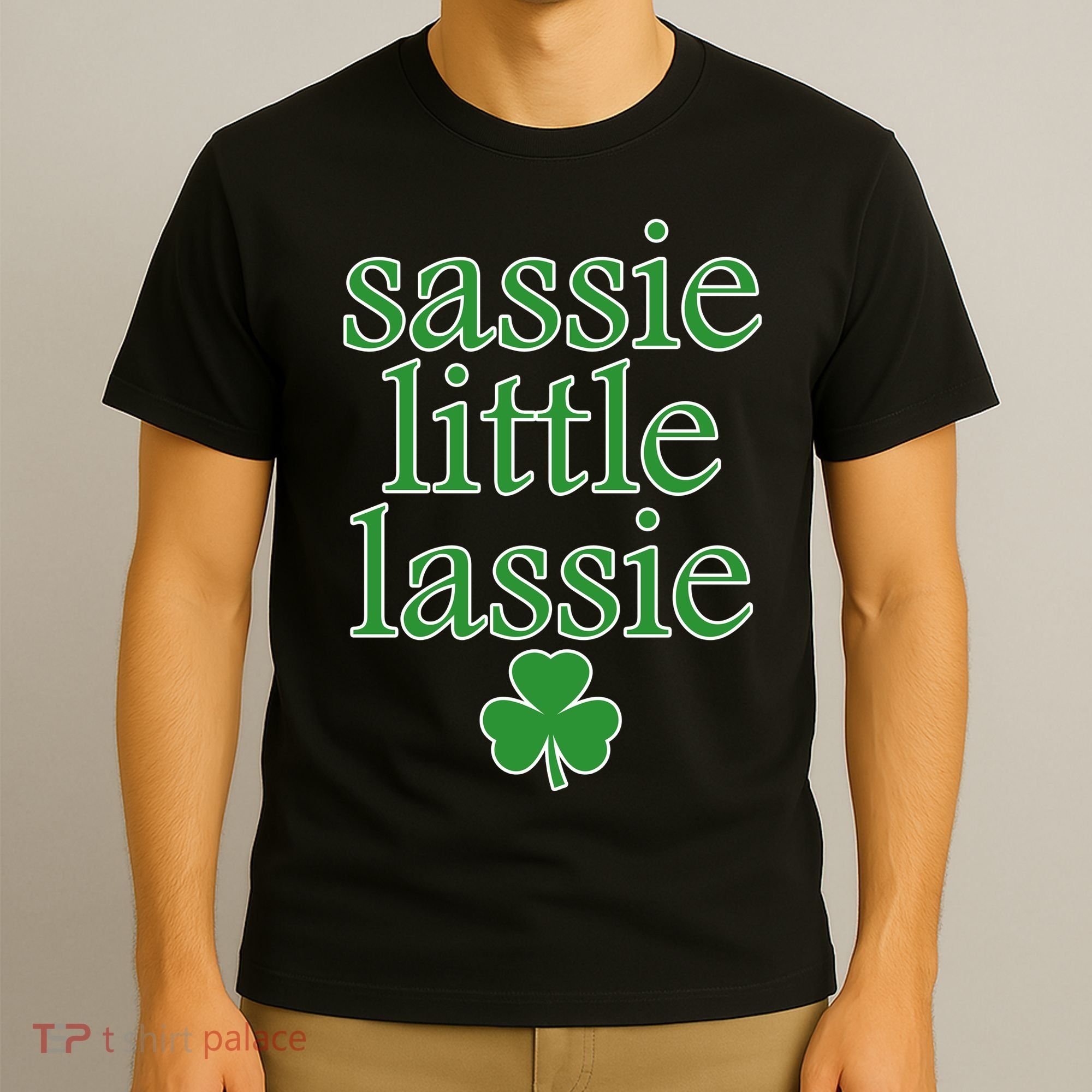St Patrick's Day Sassie Little Lassie  T-Shirt