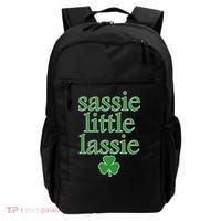 St Patrick's Day Sassie Little Lassie  Backpack thumb 0