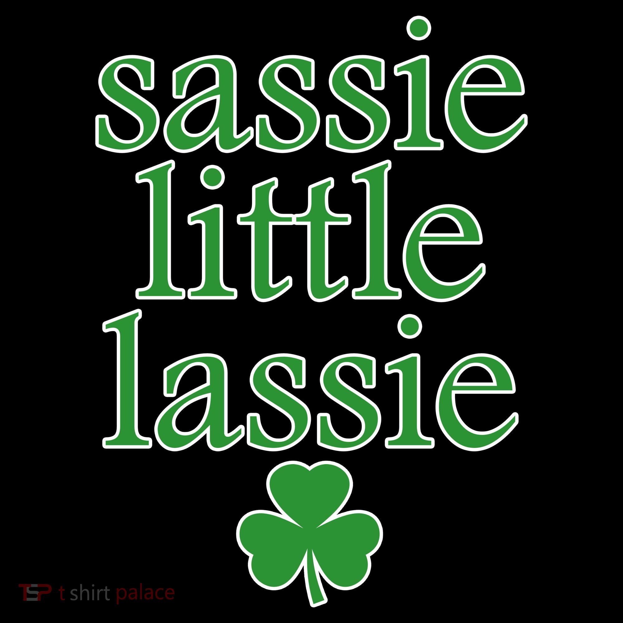 St Patrick's Day Sassie Little Lassie  Bucket Hat