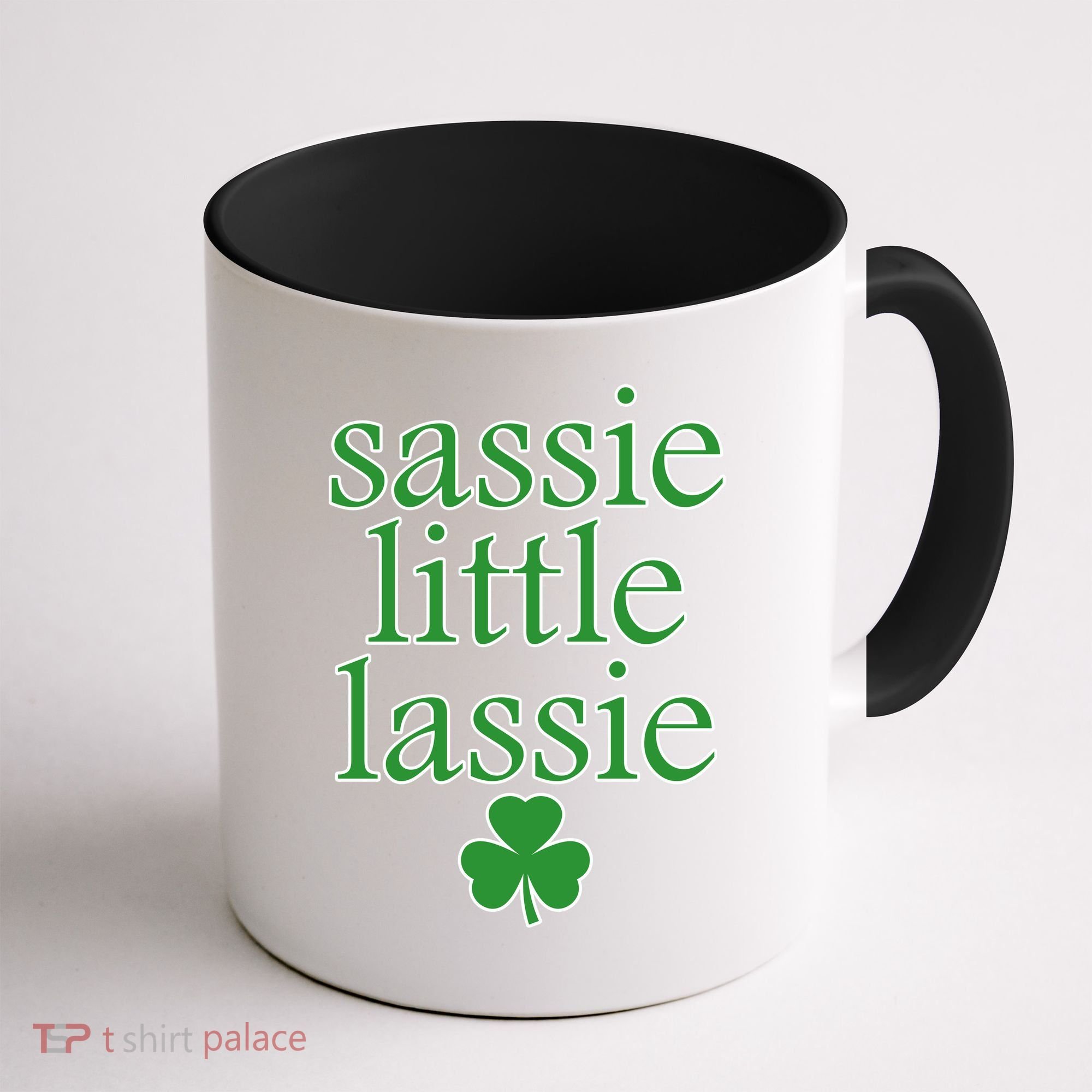 St Patrick's Day Sassie Little Lassie  Coffee Mug