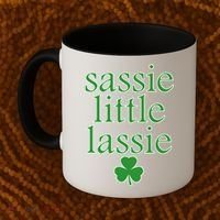 St Patrick's Day Sassie Little Lassie  Coffee Mug thumb 2