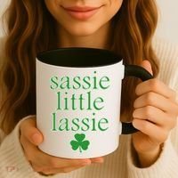 St Patrick's Day Sassie Little Lassie  Coffee Mug thumb 3