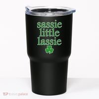 St Patrick's Day Sassie Little Lassie  Tumbler thumb 0